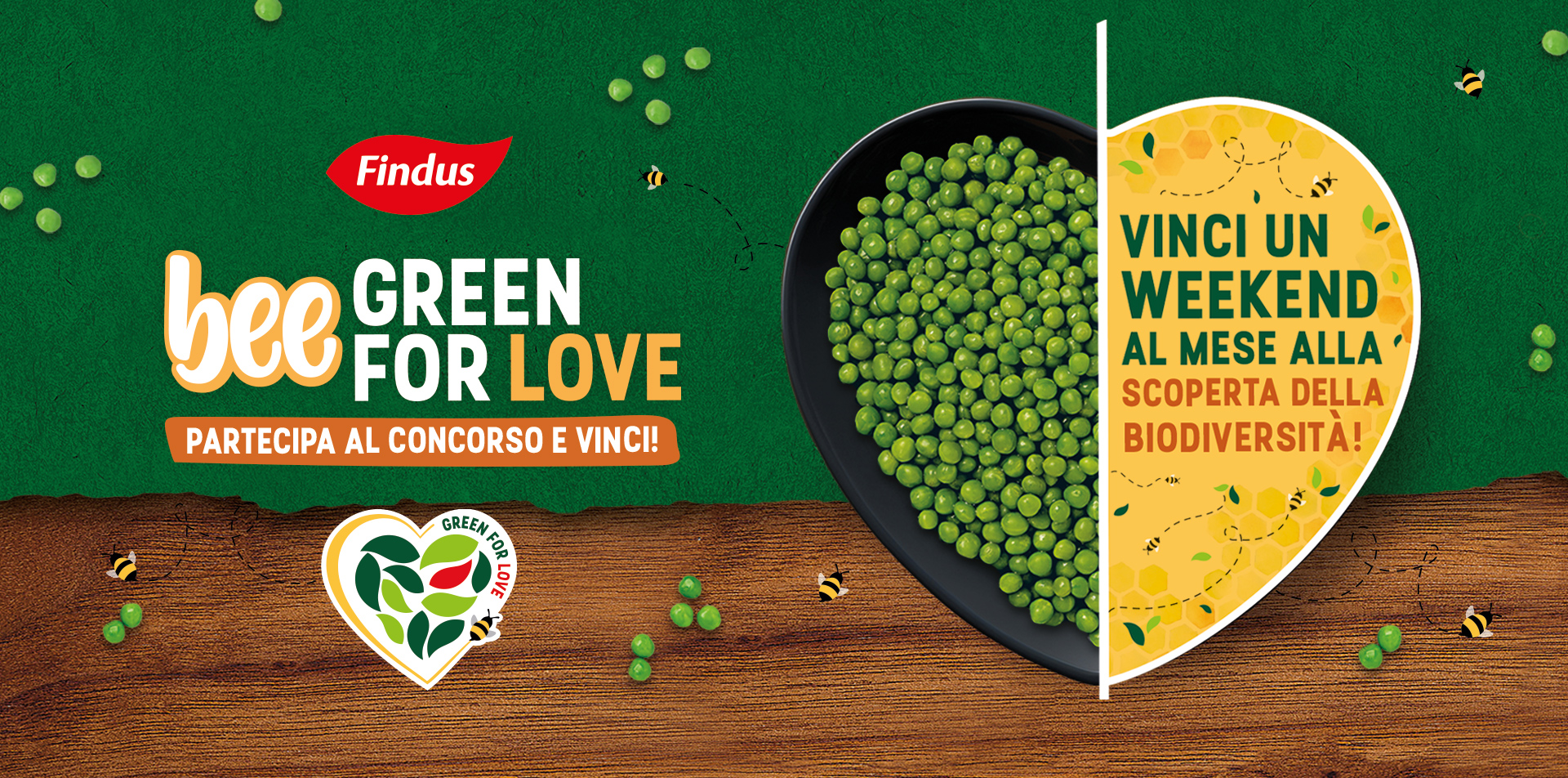 findus bee green for love